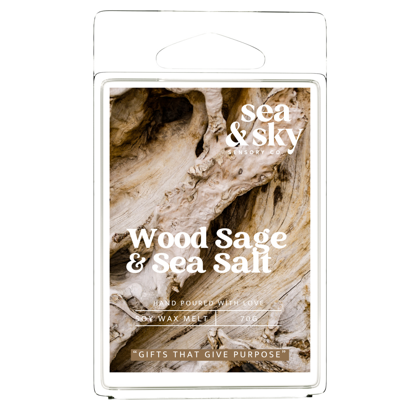 Wood Sage & Sea Salt- Soy Wax Melt