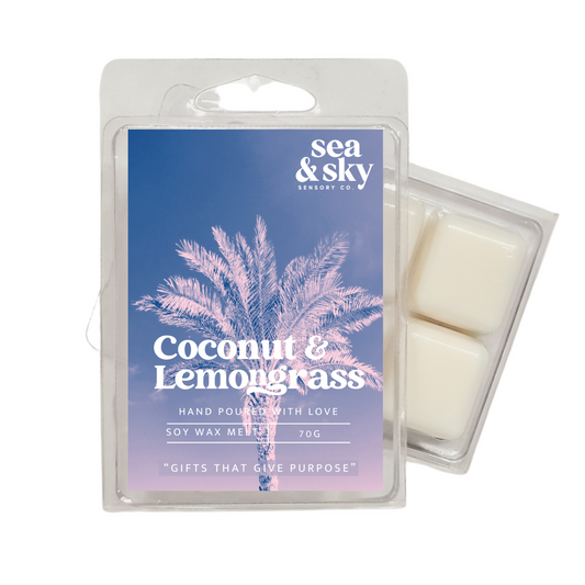 Coconut & Lemongrass- Soy Wax Melt