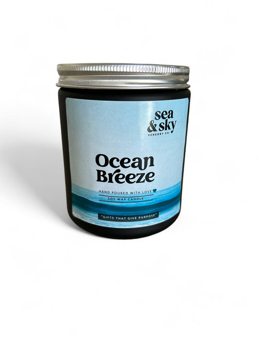 Ocean Breeze Candle Jar