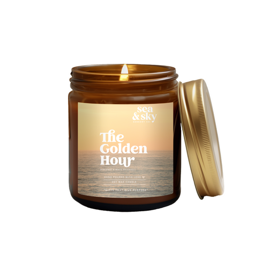 the Golden Hour Candle Jar