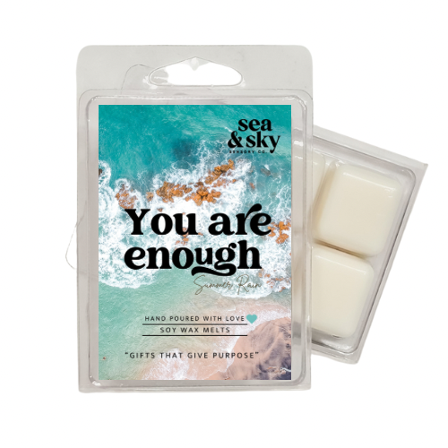 You  are enough - summer rain soy wax melts