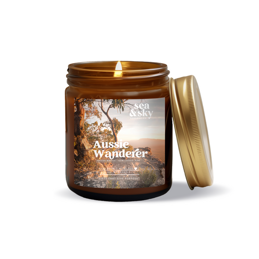 Aussie Wanderer Candle Jar