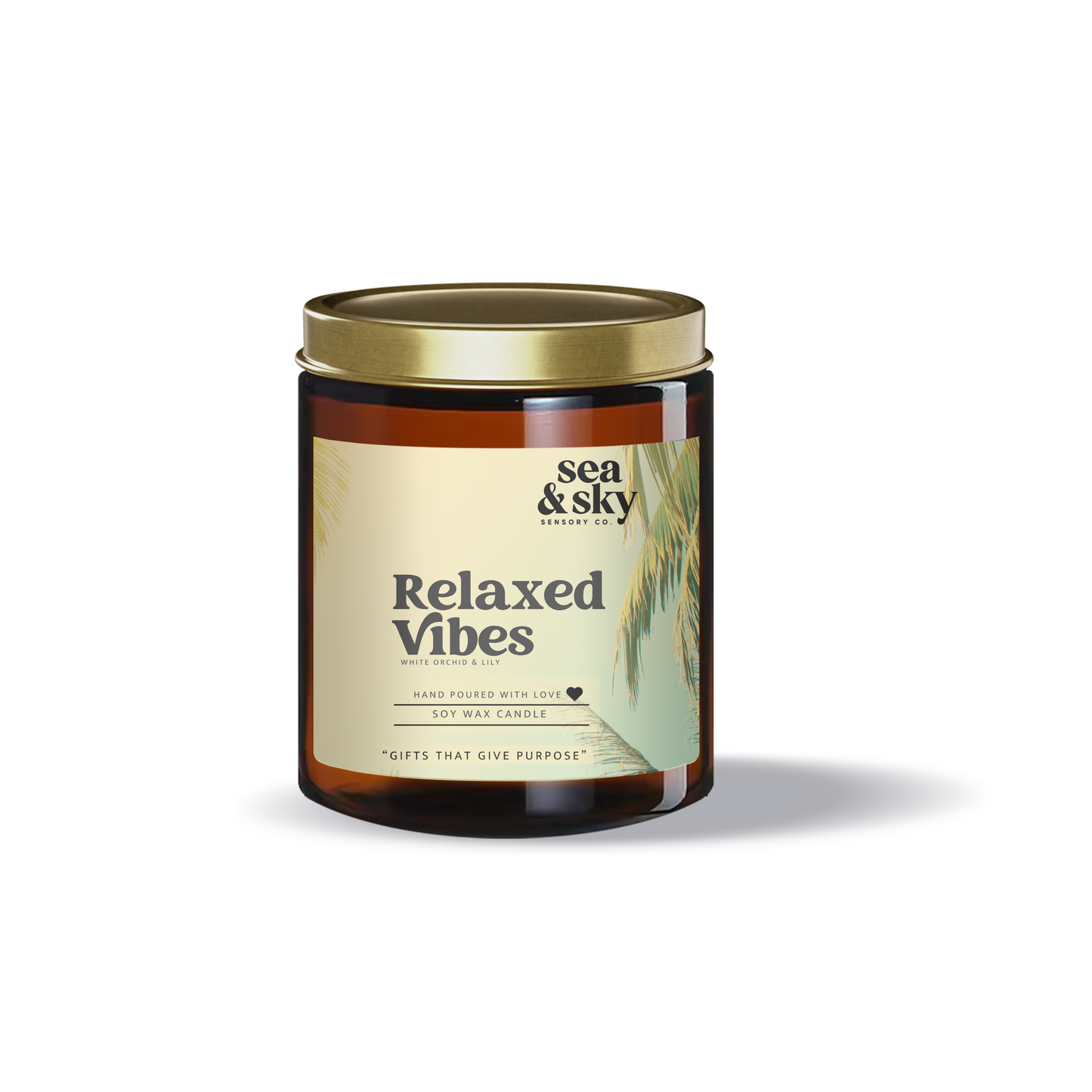 Relaxed Vibes Candle Jar